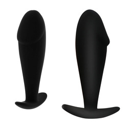 Sylikonowy Korek Analny Dildo Mały Penis Anal Plug