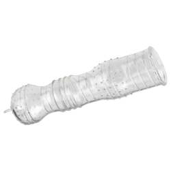 Nakładka przedłużająca penisa ze stymulującym języczkiem 12342