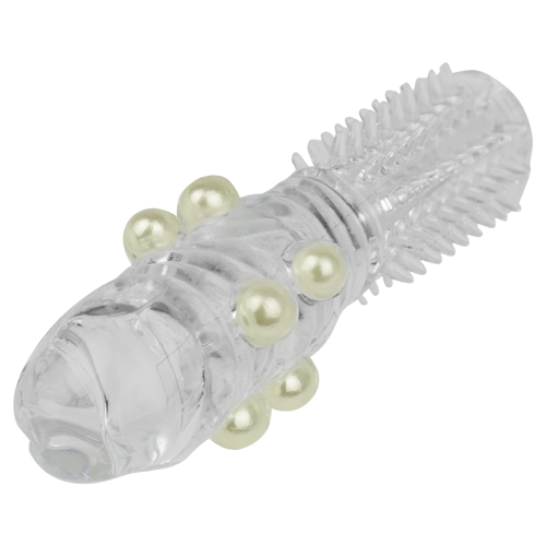 Orgazmowa nakładka na penisa z perłami 12340